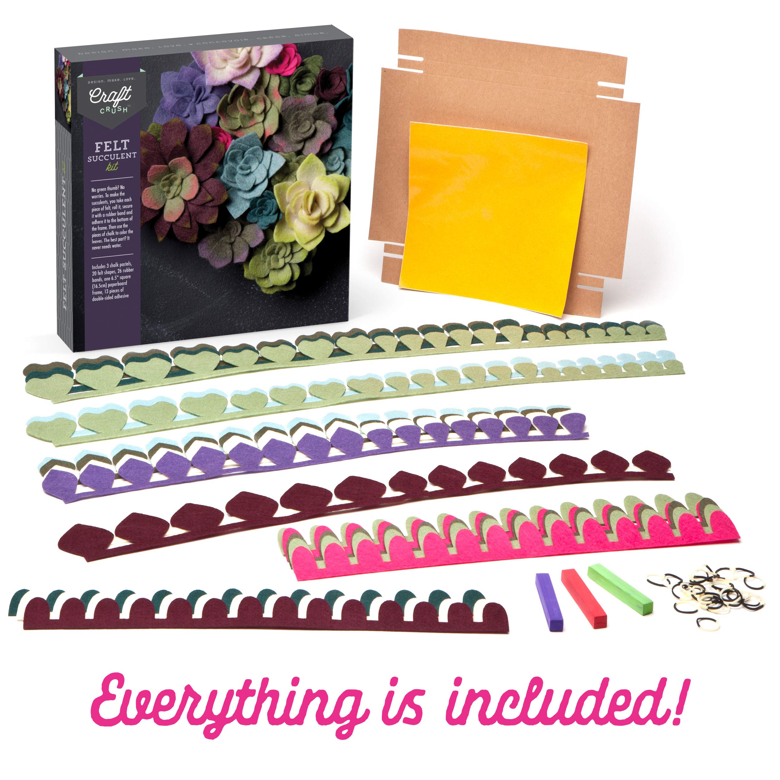 Craft Crush Felt Succulents provide versatile home decor for sunrooms and kitchens.