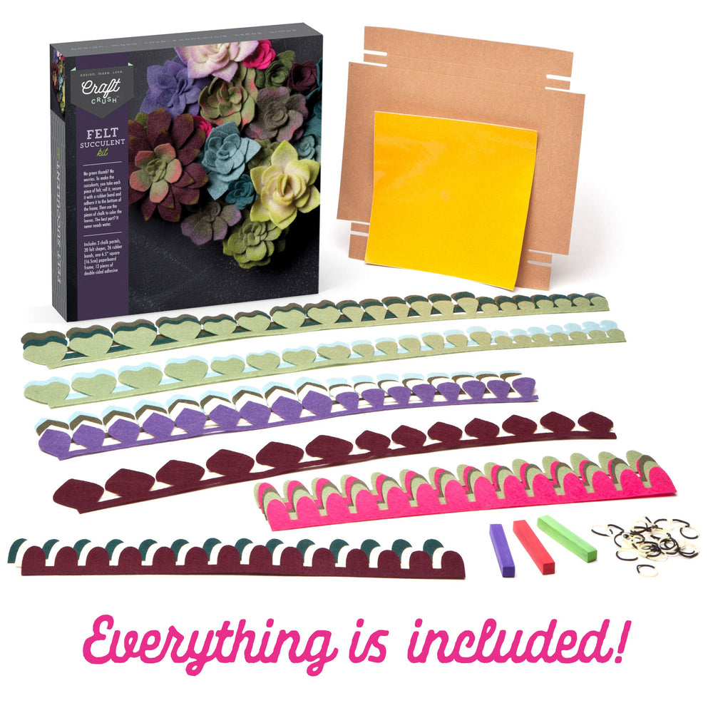 Craft Crush Felt Succulents provide versatile home decor for sunrooms and kitchens.