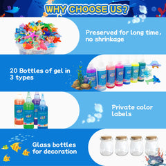 Craft Spot 60ml pearlescent gels with shimmering effects