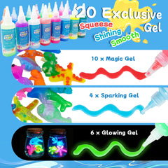 Craft Spot color stickers and net for ocean scene decoration