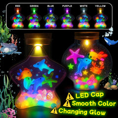 Craft Spot glow gel water pets set for luminous aquatic figures