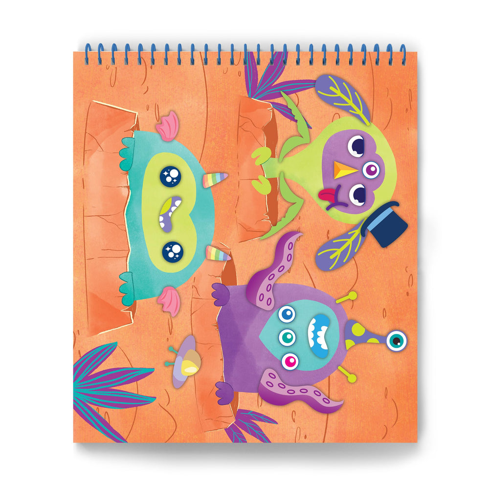 Craft-tastic Dinos Go to Space alien-meets-dinos scene promotes imaginative play on the go.