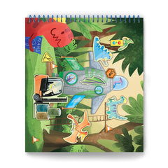 Craft-tastic Dinos Go to Space booklet travel-kit makes quiet time easy.