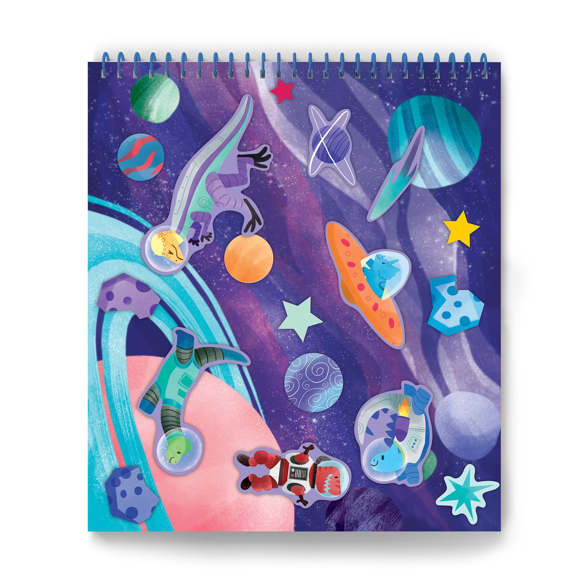 Craft-tastic Dinos Go to Space dinosaur stickers collection enhances creative storytelling.