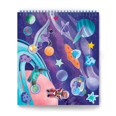 Craft-tastic Dinos Go to Space dinosaur stickers collection enhances creative storytelling.