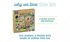 Craft-Tastic Scavenger Hunt Journal outdoor activities shows kids exploring and collecting via prompts.