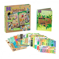 Craft-Tastic Scavenger Hunt Journal stickers pack showcasing 521 colorful stickers for nature accents.