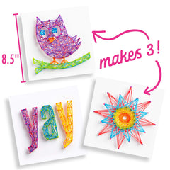 Craft-tastic String Art YAY canvas, bold design ready for display