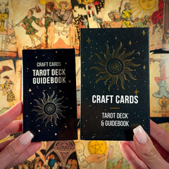 Rider-Waite-inspired design in the CRAFTERIAN deck supports traditional practice.
