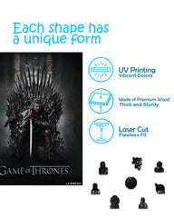 Ned Stark's Iron Throne puzzle by CRAFTHUB in laser-cut precision