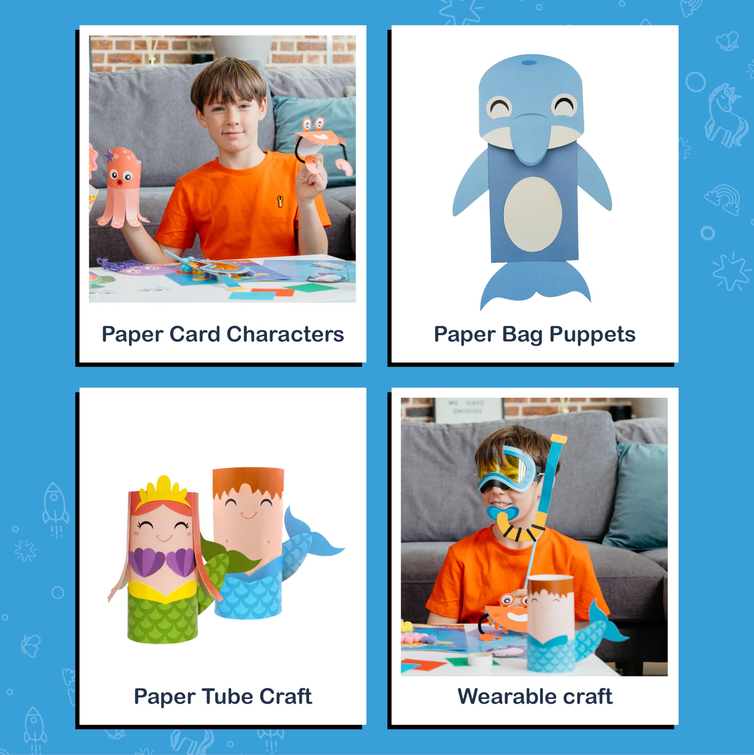 Craftikit 20 Under The Sea instruction book guides easy assembly.