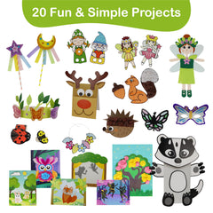 Craftikit included materials let children craft without needing extra supplies.