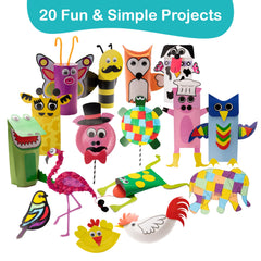 Craftikit kids crafting action shows independent projects and confident creation