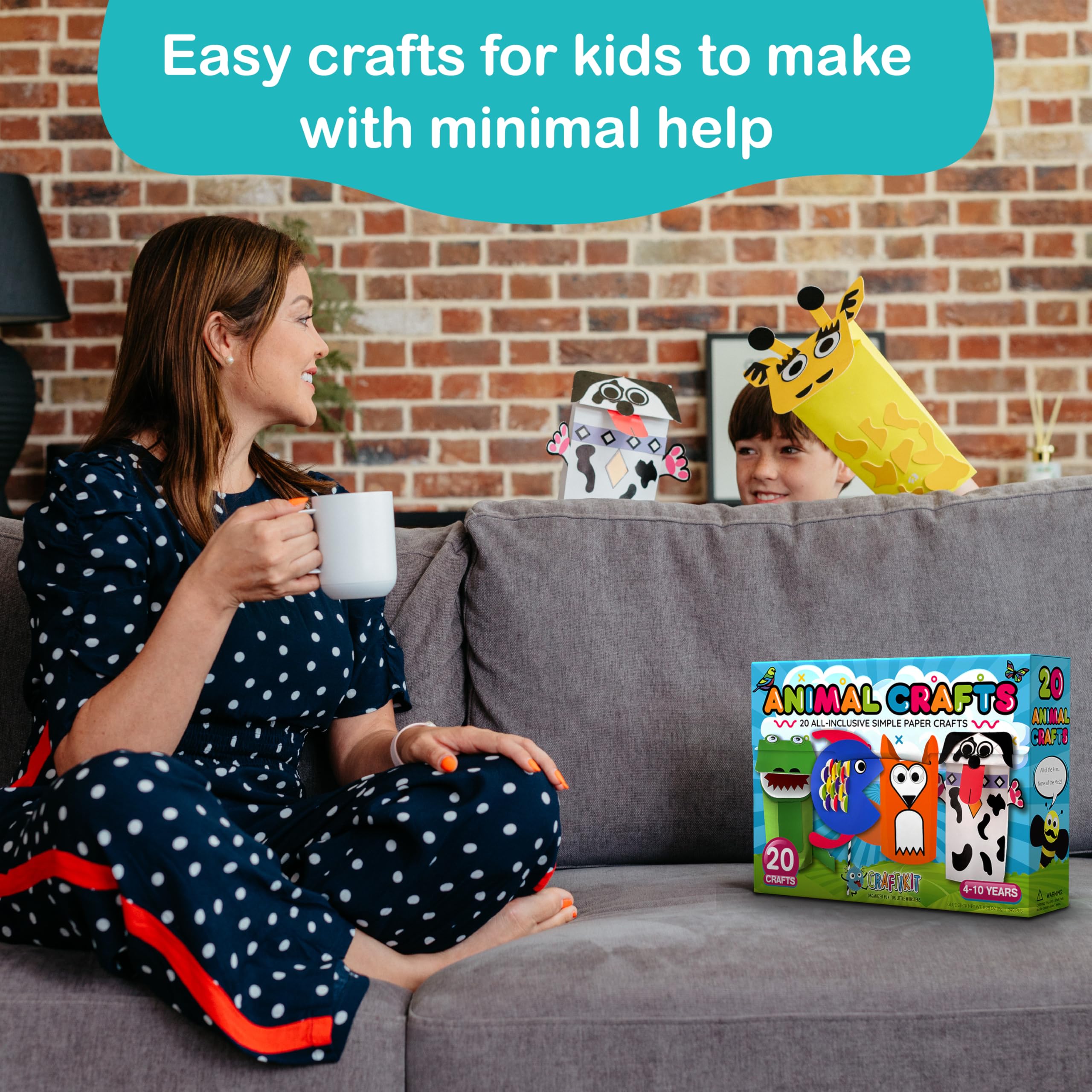 Craftikit travel-friendly craft kit for quiet, mess-free activities on the go