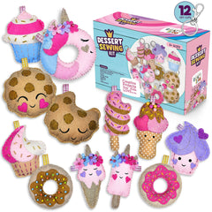 Craftiloo 12 pre-cut mini treats sewing kit for beginner sewers