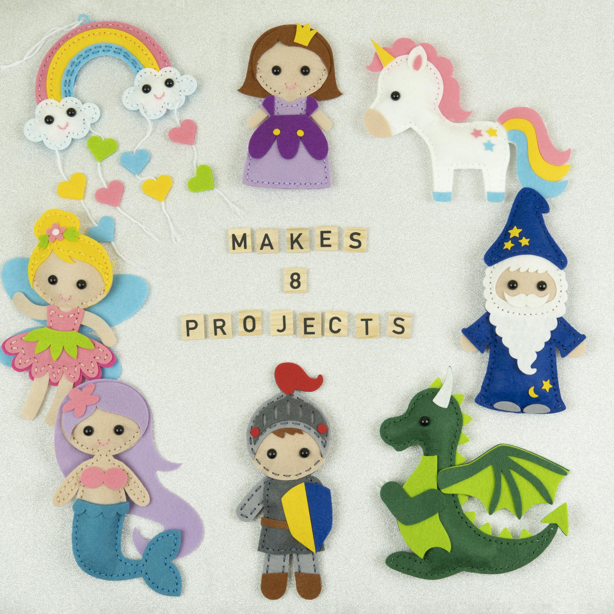 Craftorama Sewing Kit for Kids finished creatures inspire pride and imaginative play.