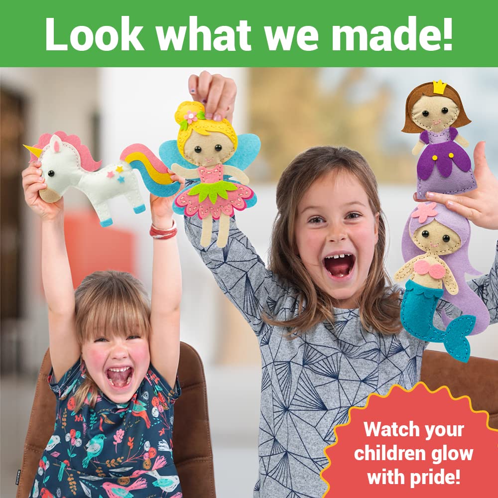 Craftorama Sewing Kit for Kids video instructions enhance learning with visual demonstrations.