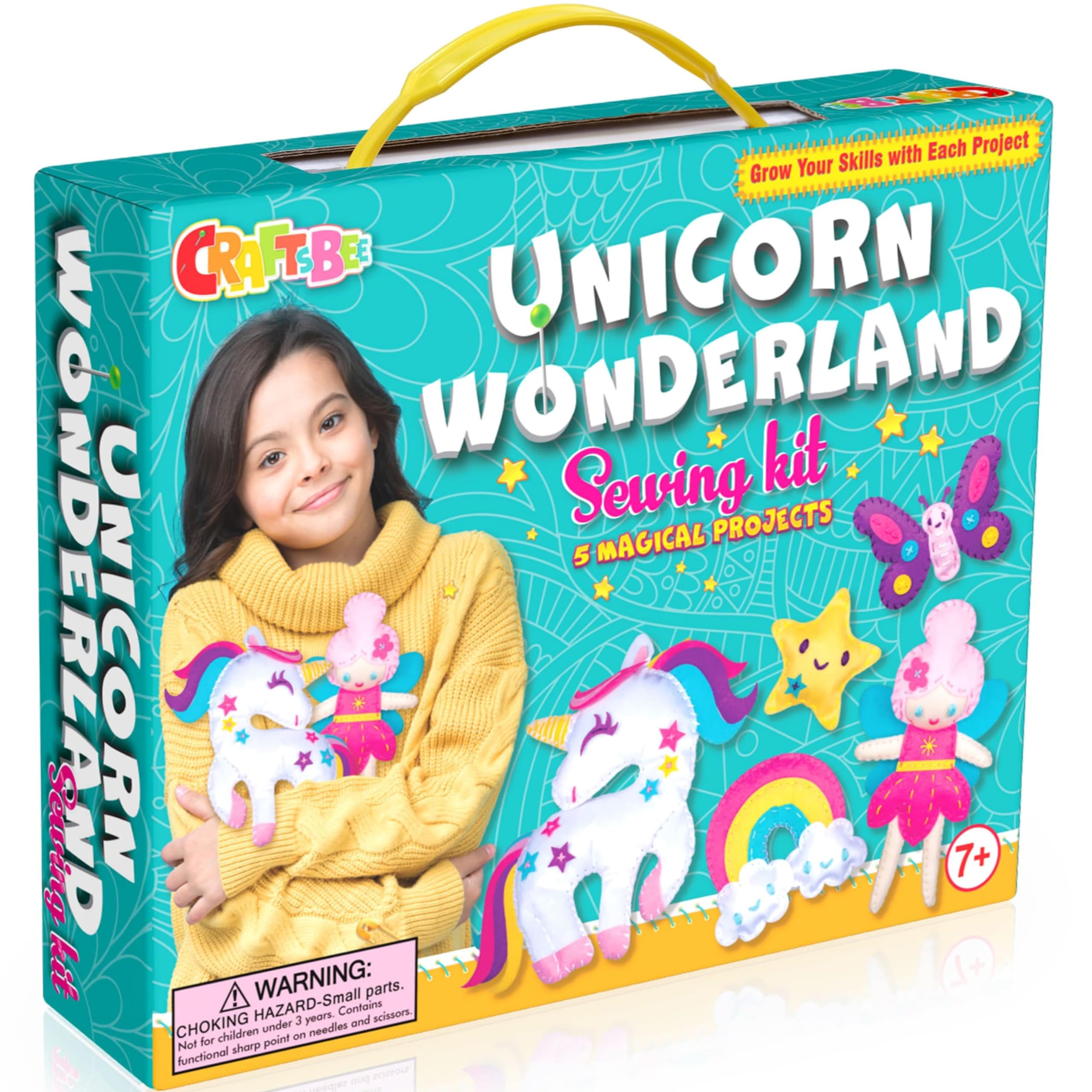 CraftsBee mess-free craft kit ready for at-home crafting