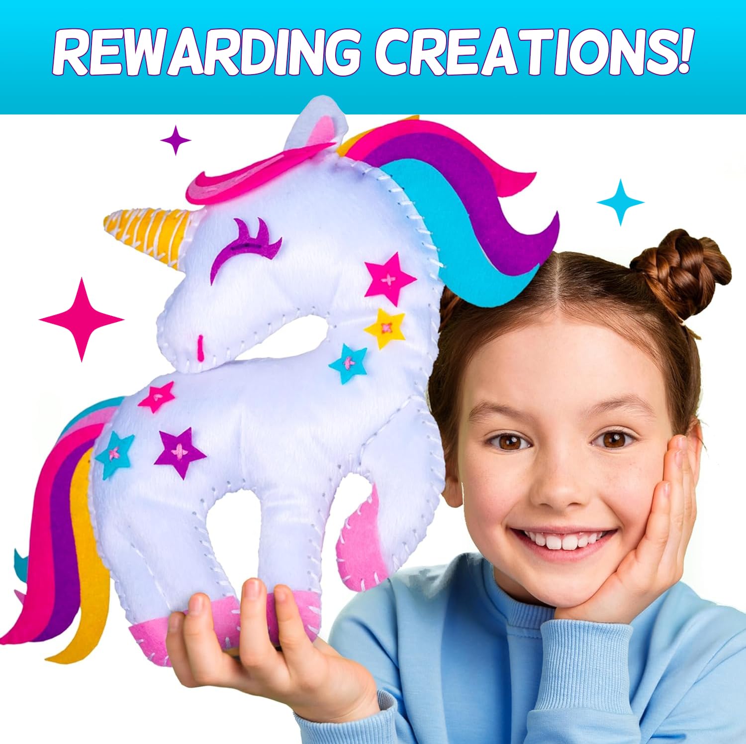 CraftsBee step-by-step instructions for five felt projects