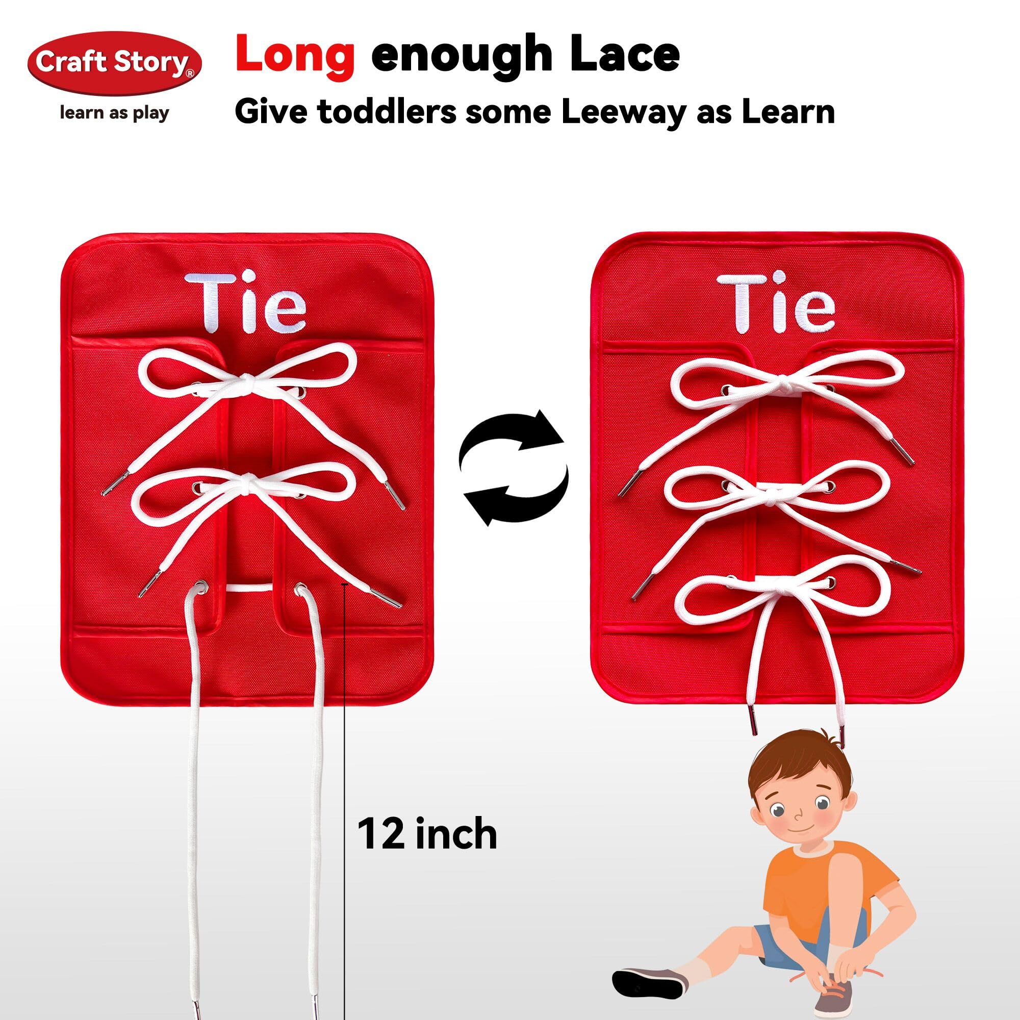 Craftstory Busy-Board lace-practice builds hand-eye coordination for daily tasks