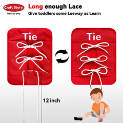 Craftstory Busy-Board lace-practice builds hand-eye coordination for daily tasks
