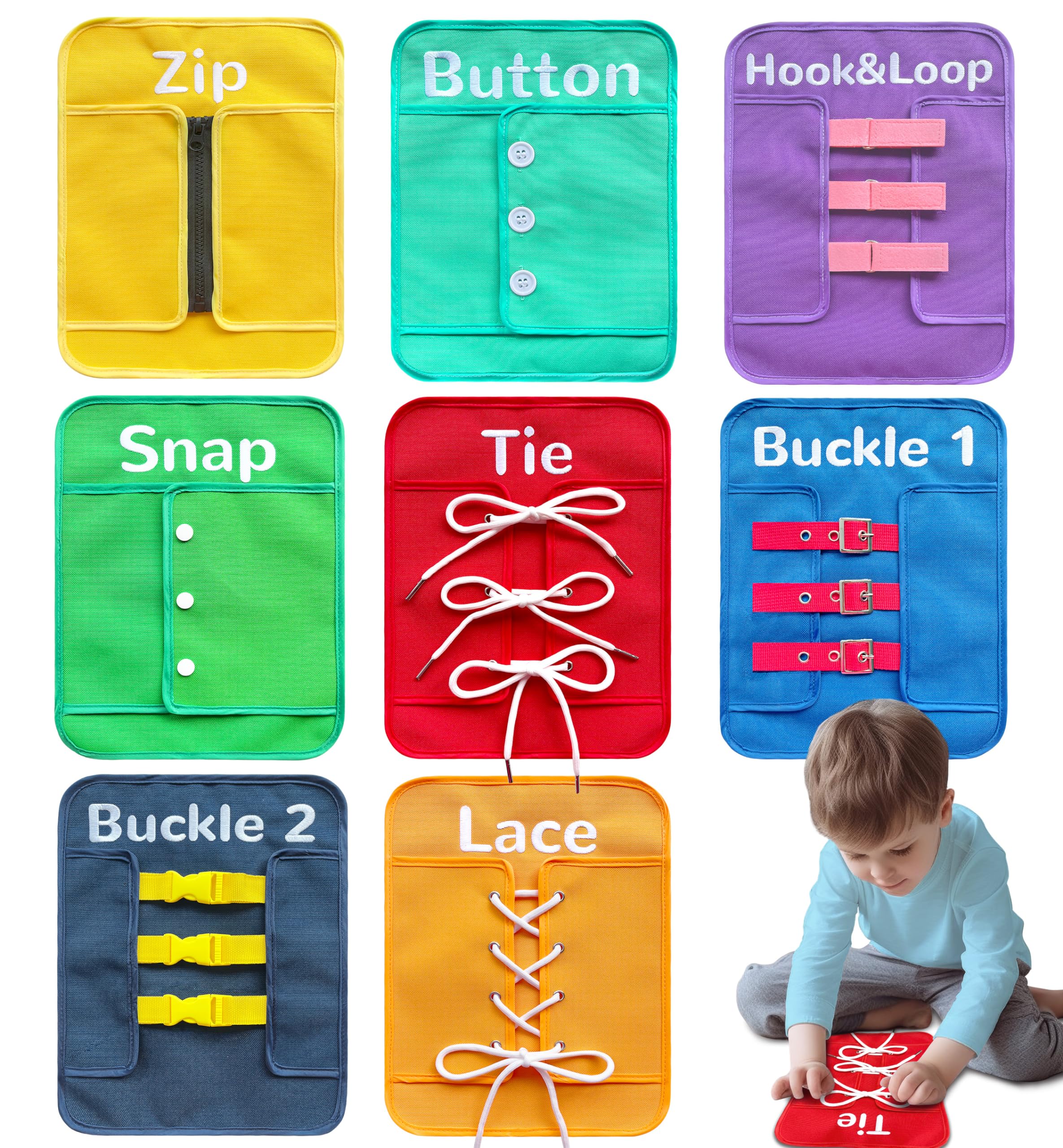 Craftstory Busy-Board Shoe-Tying practice to boost fine motor skills during play