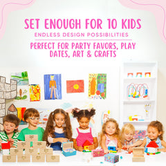 Crafty Happitoys pastel paint set for bright kid-friendly craft sessions