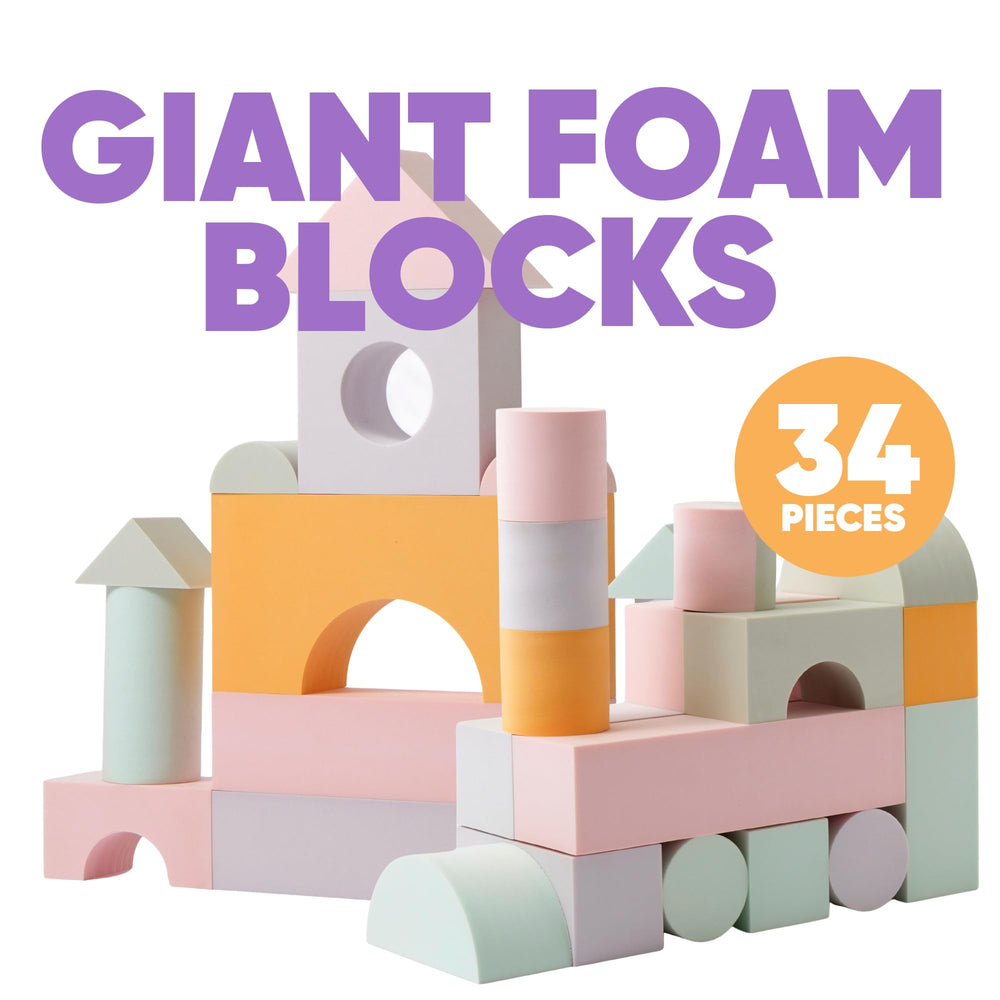 Crafty Happittoys giant foam blocks cubes ideal for stacking and imaginative play