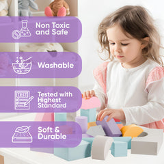 Crafty Happittoys soft foam blocks for indoor outdoor sensory play