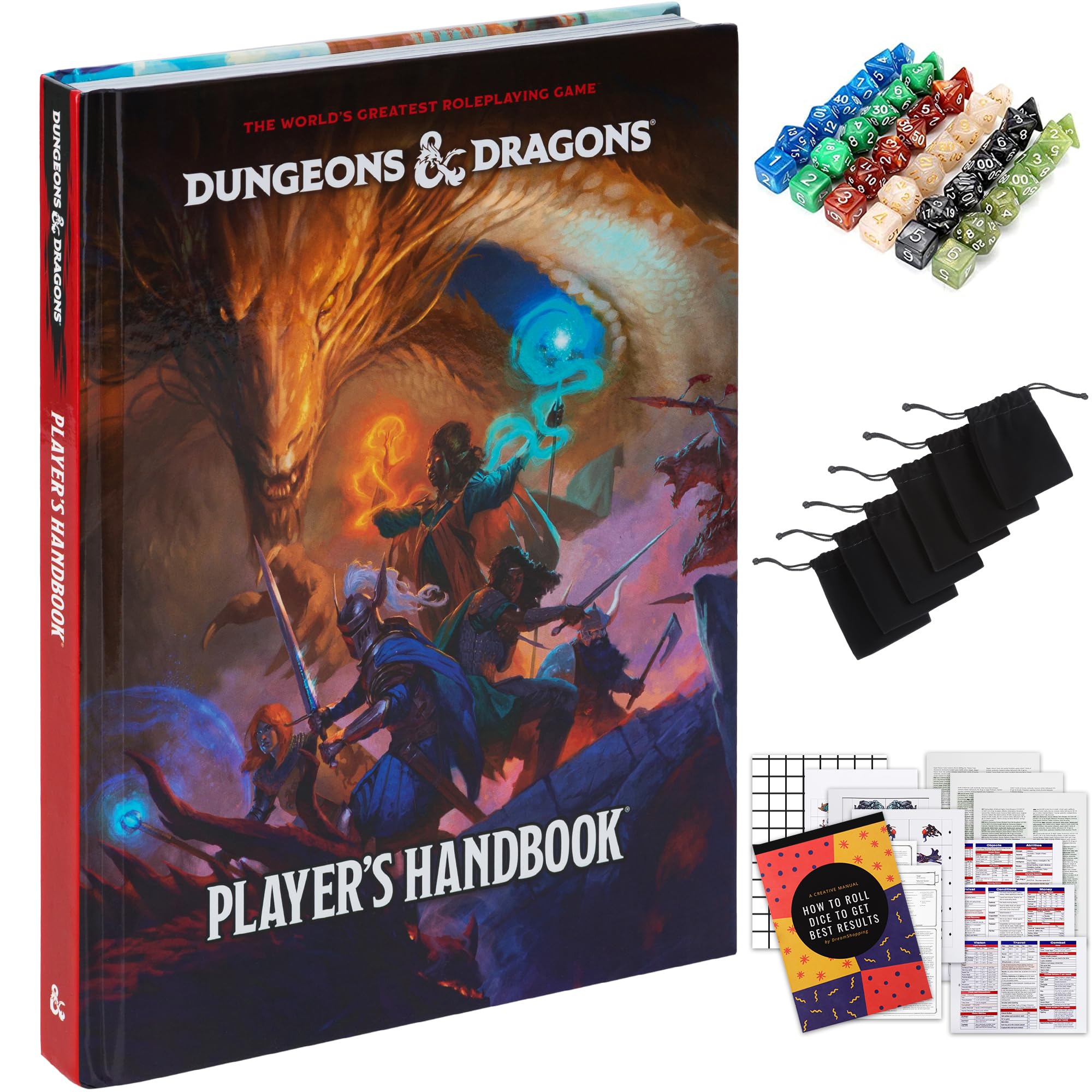 CraftyCrocodile D&D 2024 Player's Handbook cover for immersive gameplay.