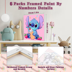 CraftyTime acrylic paints set for bold colors and easy color matching