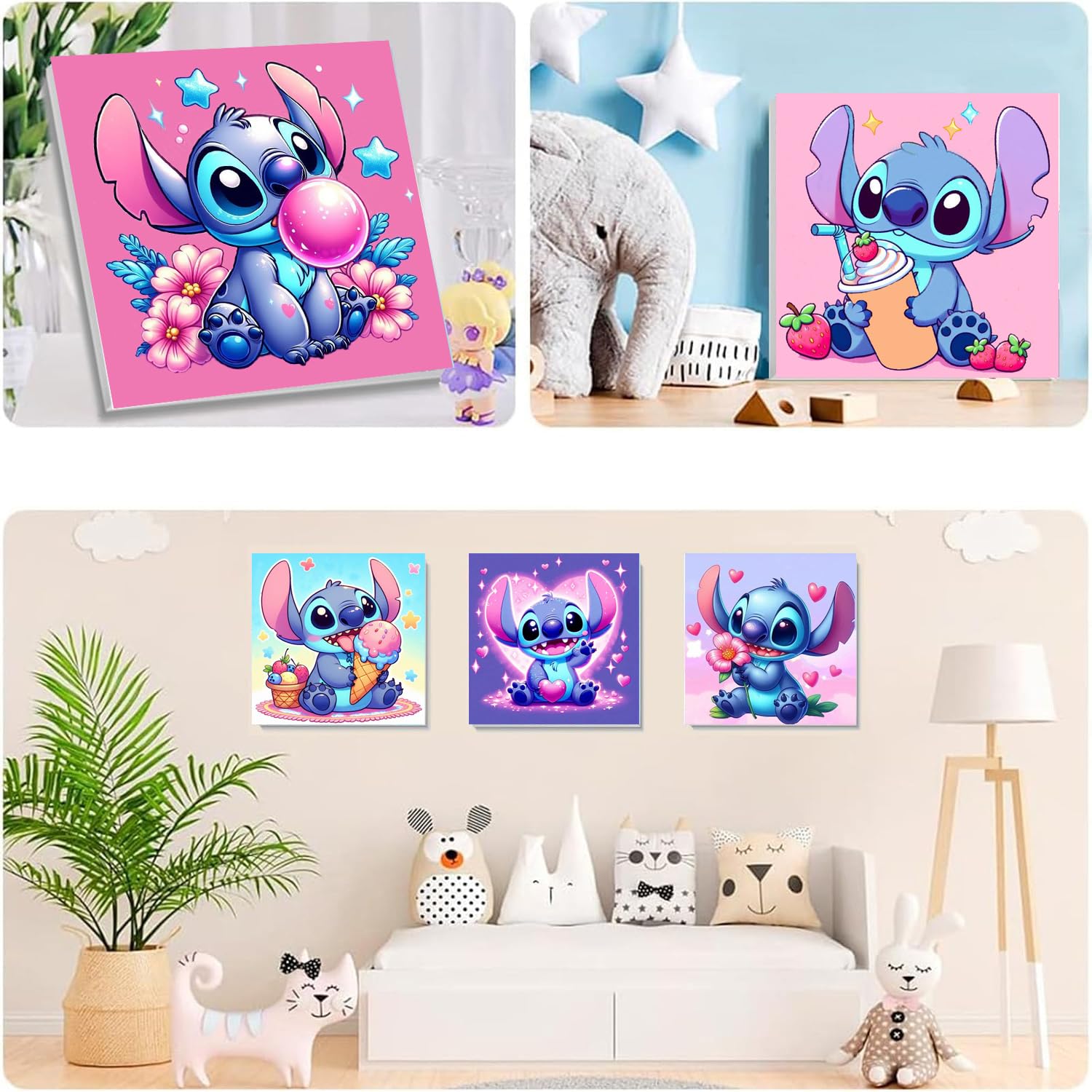 CraftyTime pre-printed textured canvases help kids paint without drawing