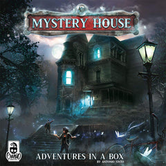 Cranio Creations Mystery House gameboard image highlighting interactive, changing puzzles for group play.