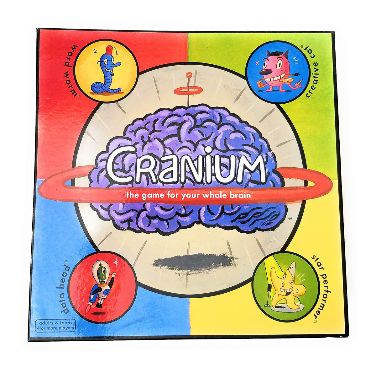 CRANIUM board game setup for a fun family game night.