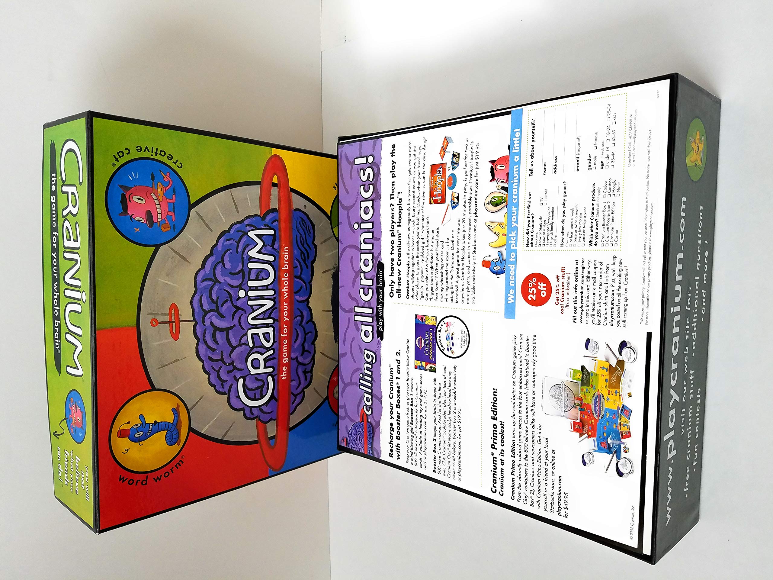 CRANIUM kids and parents playing together during lively activities.