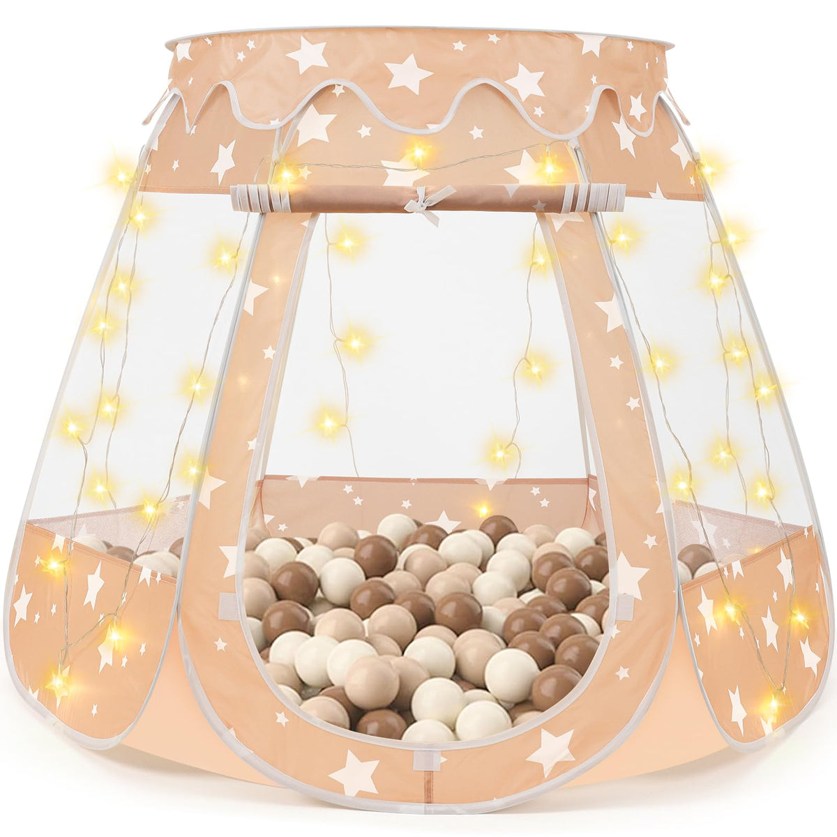 Crayline pop-up princess tent ready for instant playtime