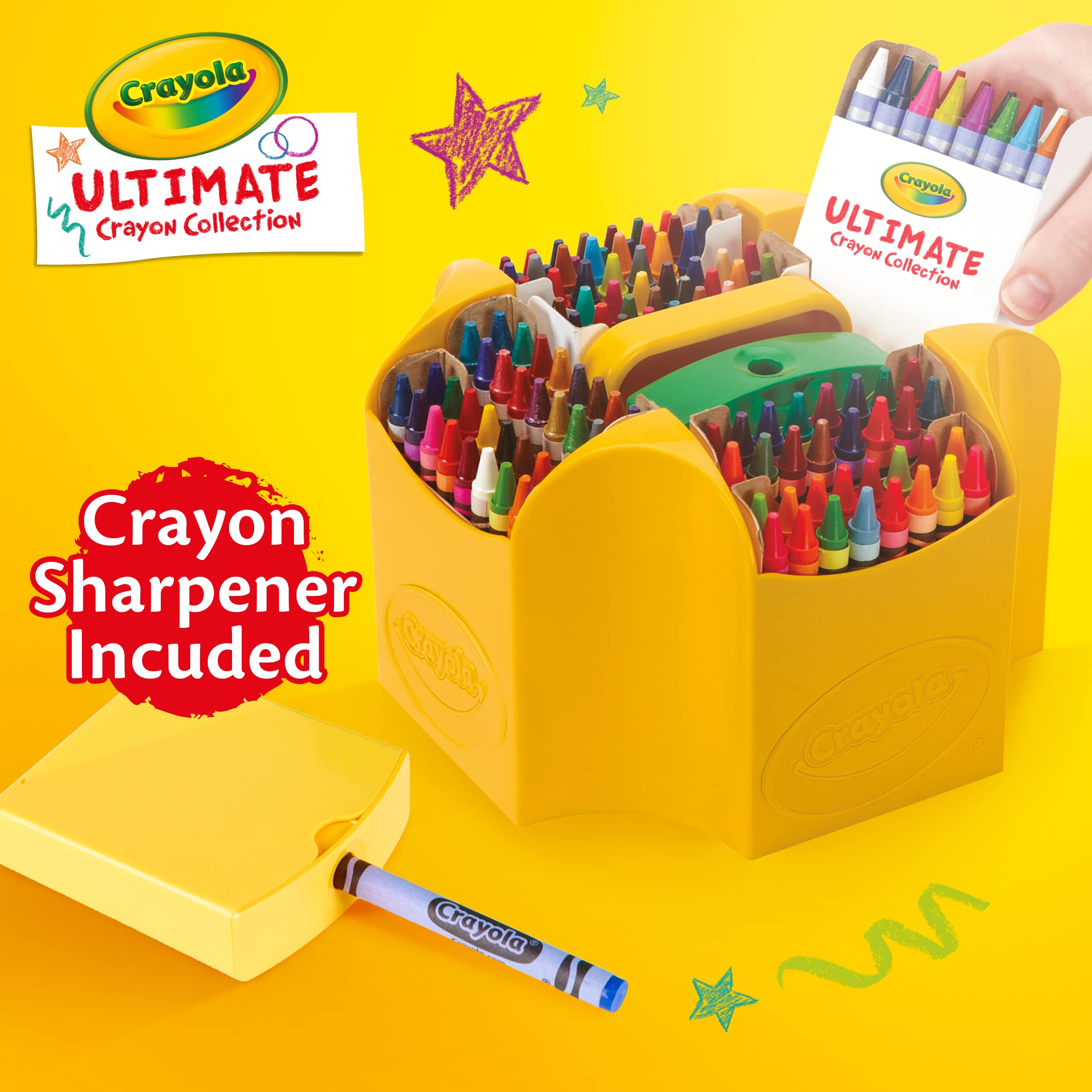 Crayola 520030 collection, diverse color range for family art time.