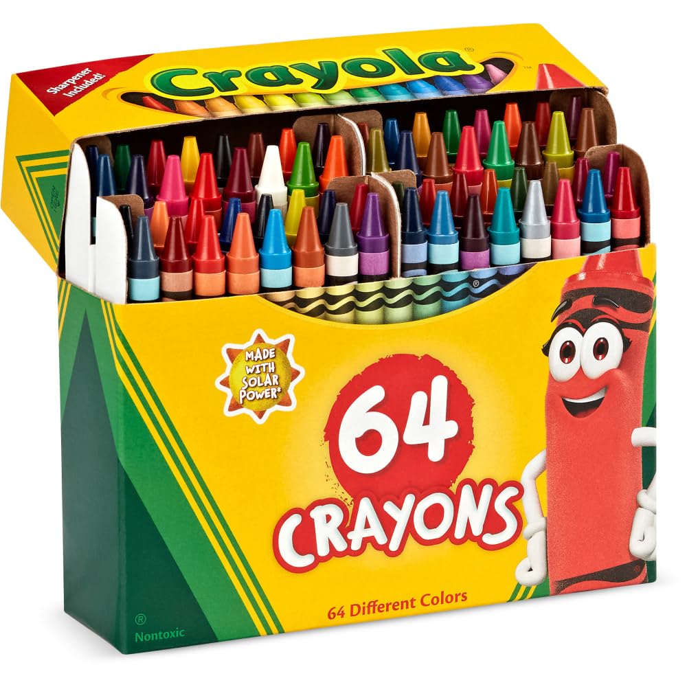 Crayola colors are permanent and waterproof for lasting artwork.