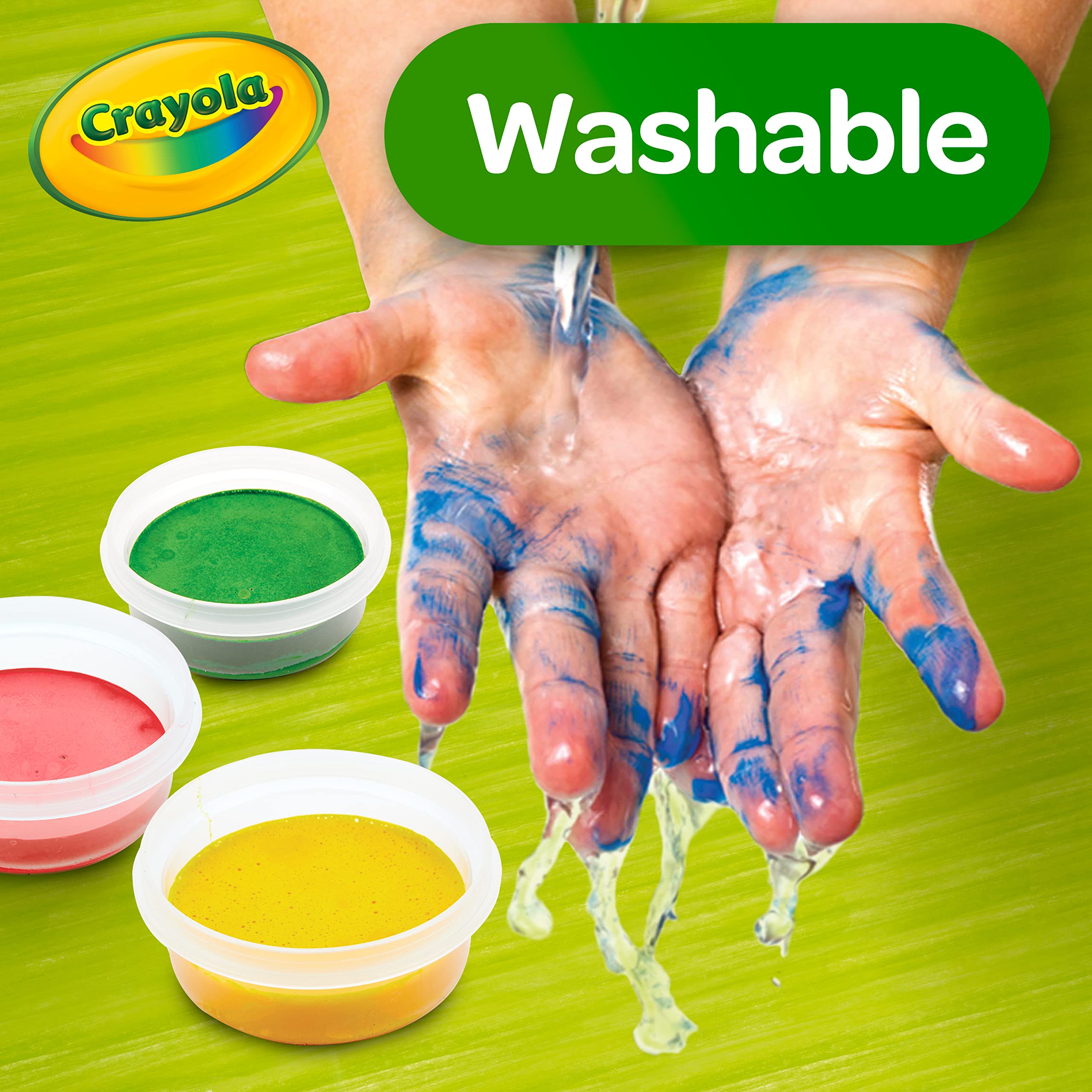 Crayola 40 activity pages teach colors, shapes, counting, and letters