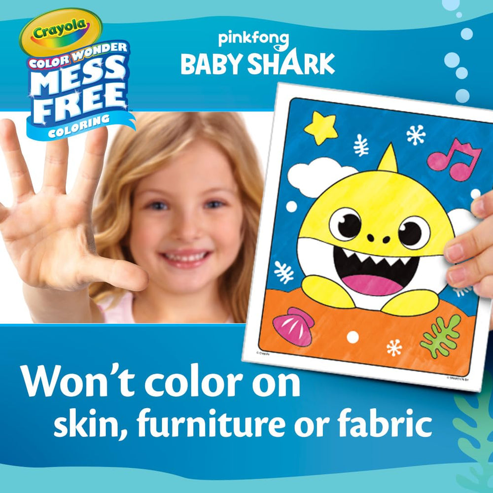 Baby Shark characters like Brooklyn Shark invite kids to color favorite scenes