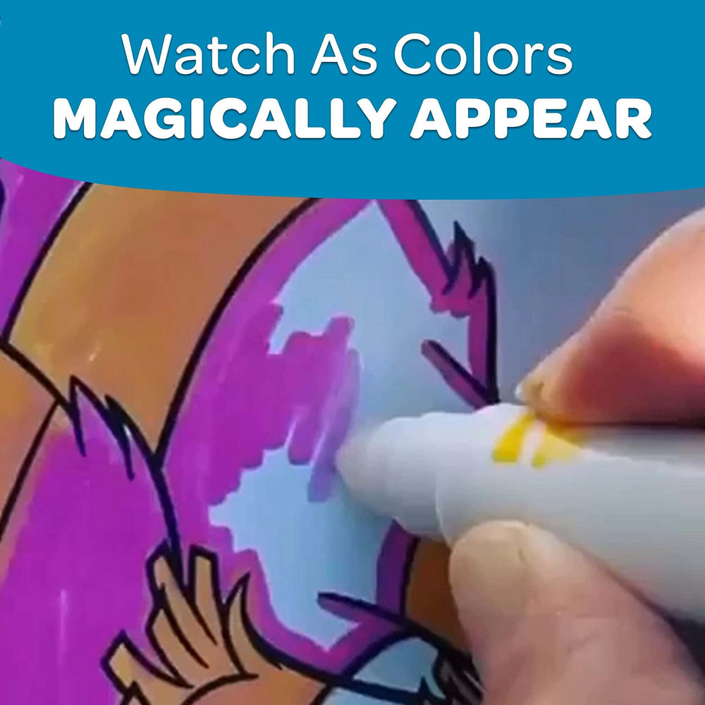 Crayola Color Wonder inks work only on special paper for mess control.