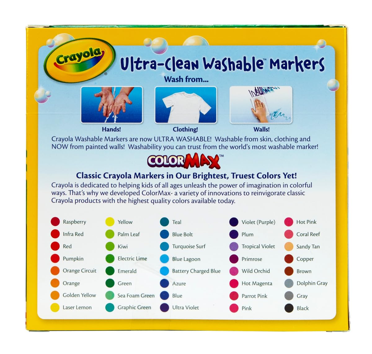 Crayola 40-color marker pack makes a great stocking stuffer for kids.