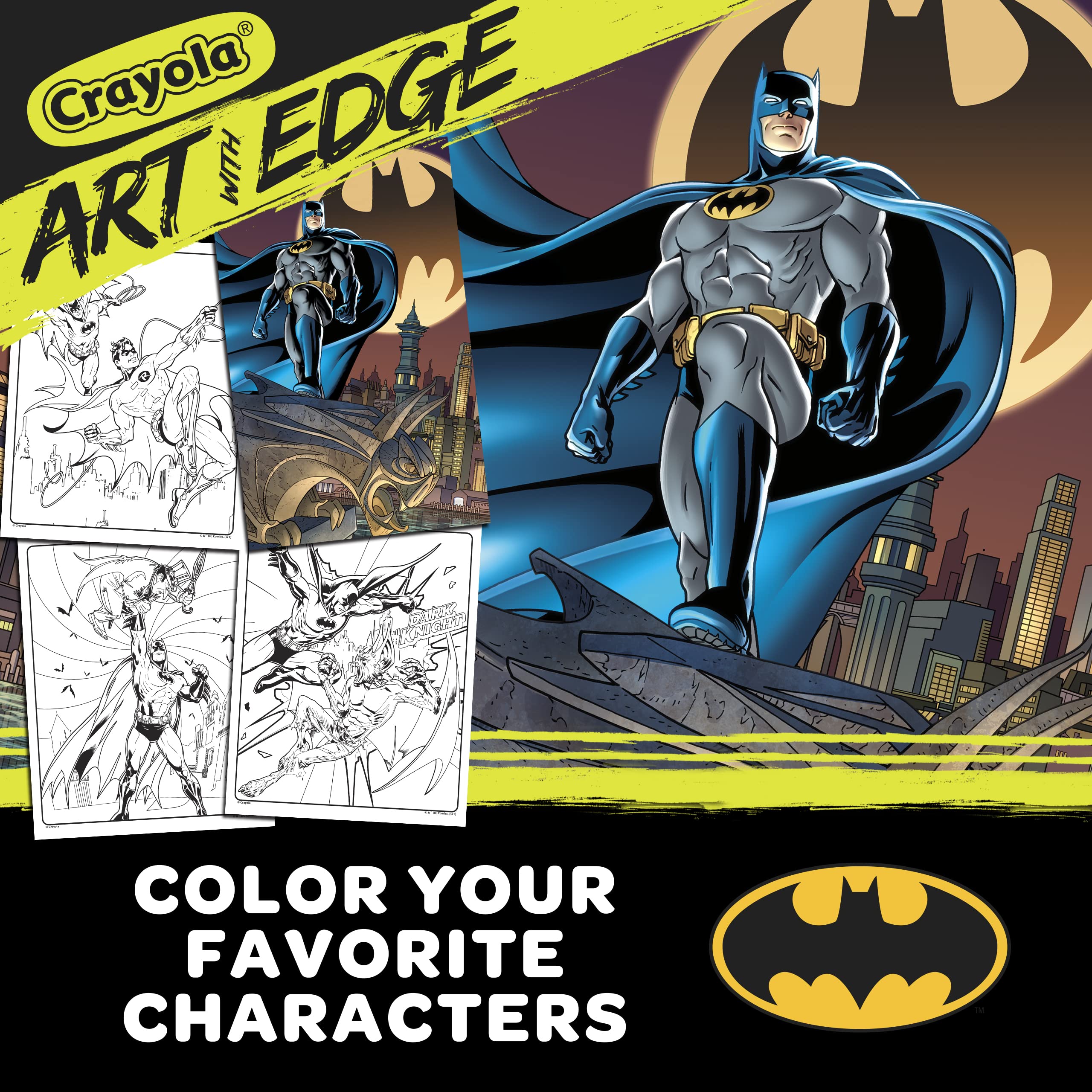 Pair with Crayola colored pencils for immediate coloring enjoyment