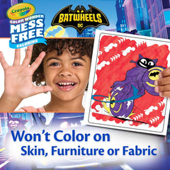 Crayola Batwheels Color Wonder folder storage doubles as a travel case.