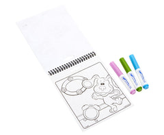 Blues Clues coloring pages reveal colors only on Color Wonder paper