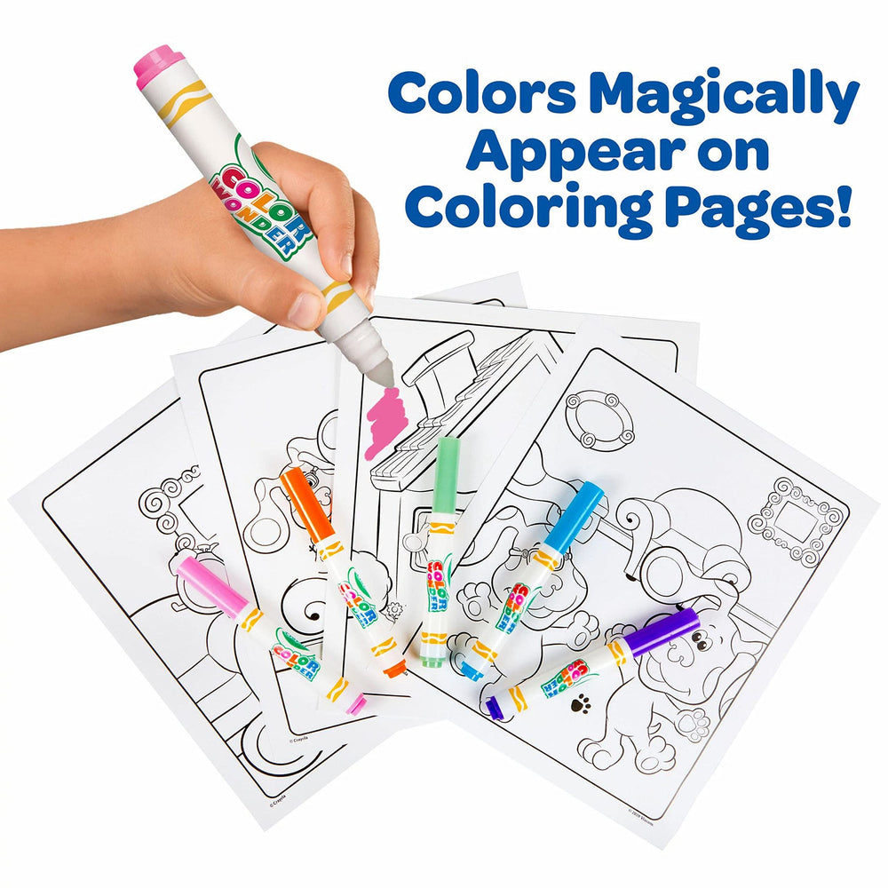 Crayola Blues Clues Color Wonder markers with vibrant colors