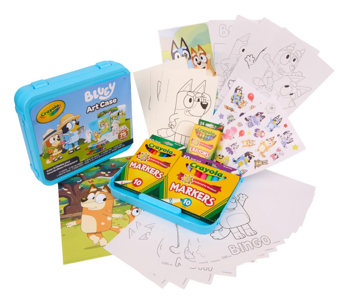 Crayola Bluey coloring pages for imaginative adventures and coloring fun