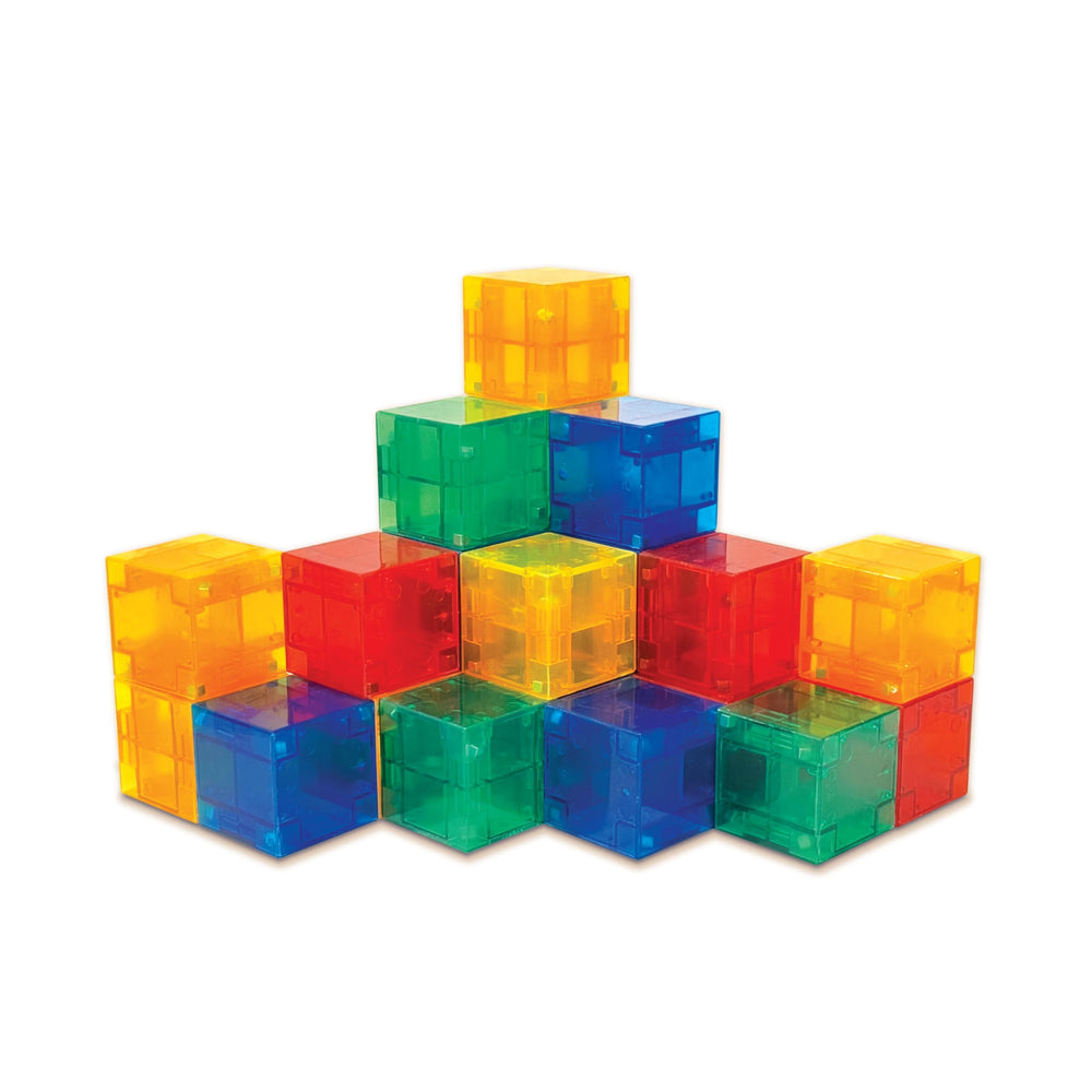 Crayola Bold PIP Cubes magnetic click promotes quick, satisfying builds.
