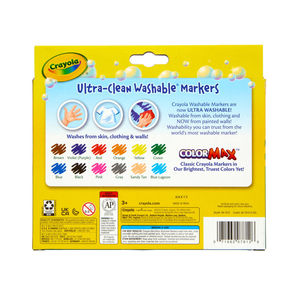 Crayola Broad Line Markers ideal gift for young artists.