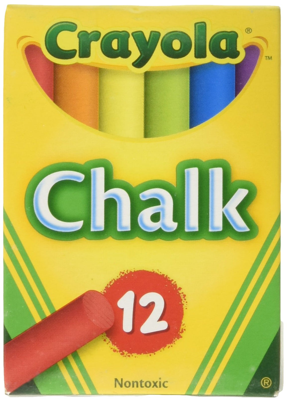 Crayola Chalk in assorted colors showing smooth, clean lines for boards and paper